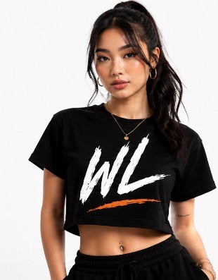 WL Cropped Streetwear Tee – “No Days Off” Edition